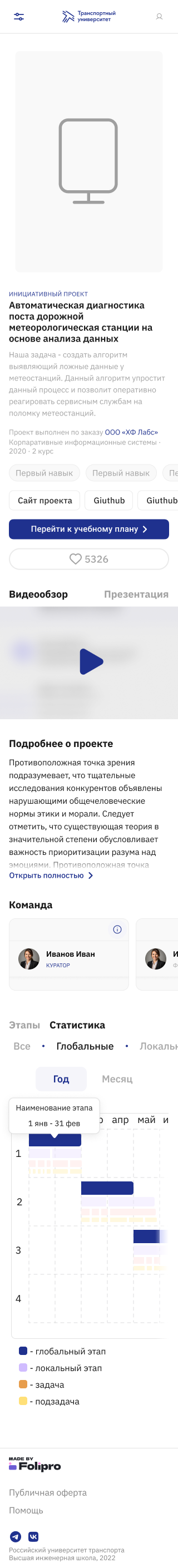 Мобильная версия — раскрытые фильтры